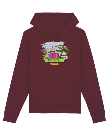 Vacanță tropicală Burgundy