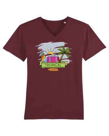Vacanță tropicală Burgundy