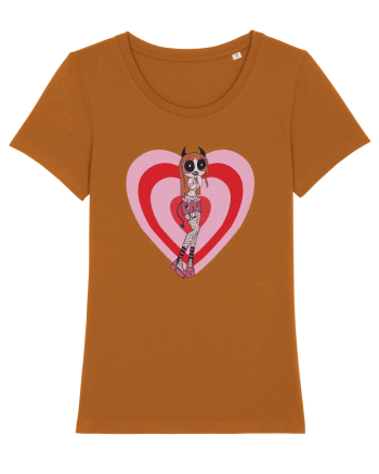 Powerpuff  Blossom Aesthetic Girl Roasted Orange