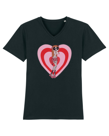Powerpuff  Blossom Aesthetic Girl Black