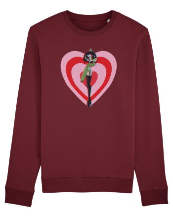 Powerpuff  Buttercup Aesthetic Girl Burgundy
