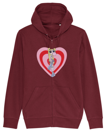 Powerpuff  Bubbles Aesthetic Girl Burgundy