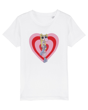 Powerpuff  Bubbles Aesthetic Girl White