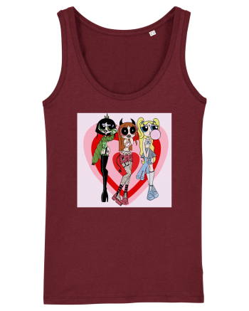 Powerpuff Aesthetic Girls Burgundy