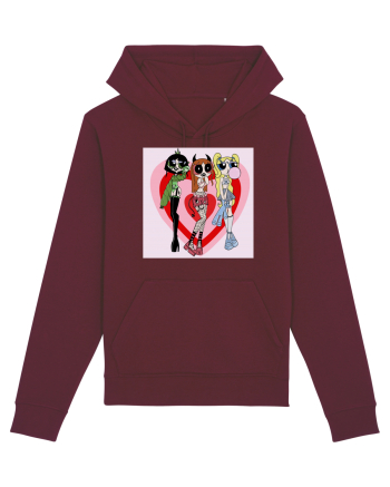 Powerpuff Aesthetic Girls Burgundy