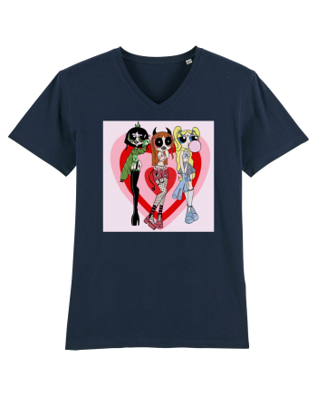 Powerpuff Aesthetic Girls French Navy