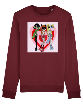 Powerpuff Aesthetic Girls Burgundy