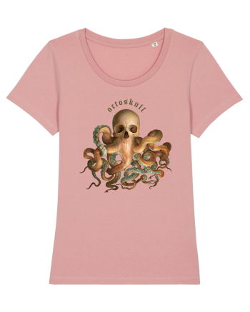 OctoSkull - octopus + skull - caracatita craniu Canyon Pink