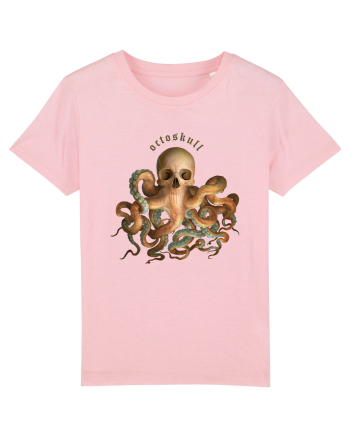 OctoSkull - octopus + skull - caracatita craniu Cotton Pink
