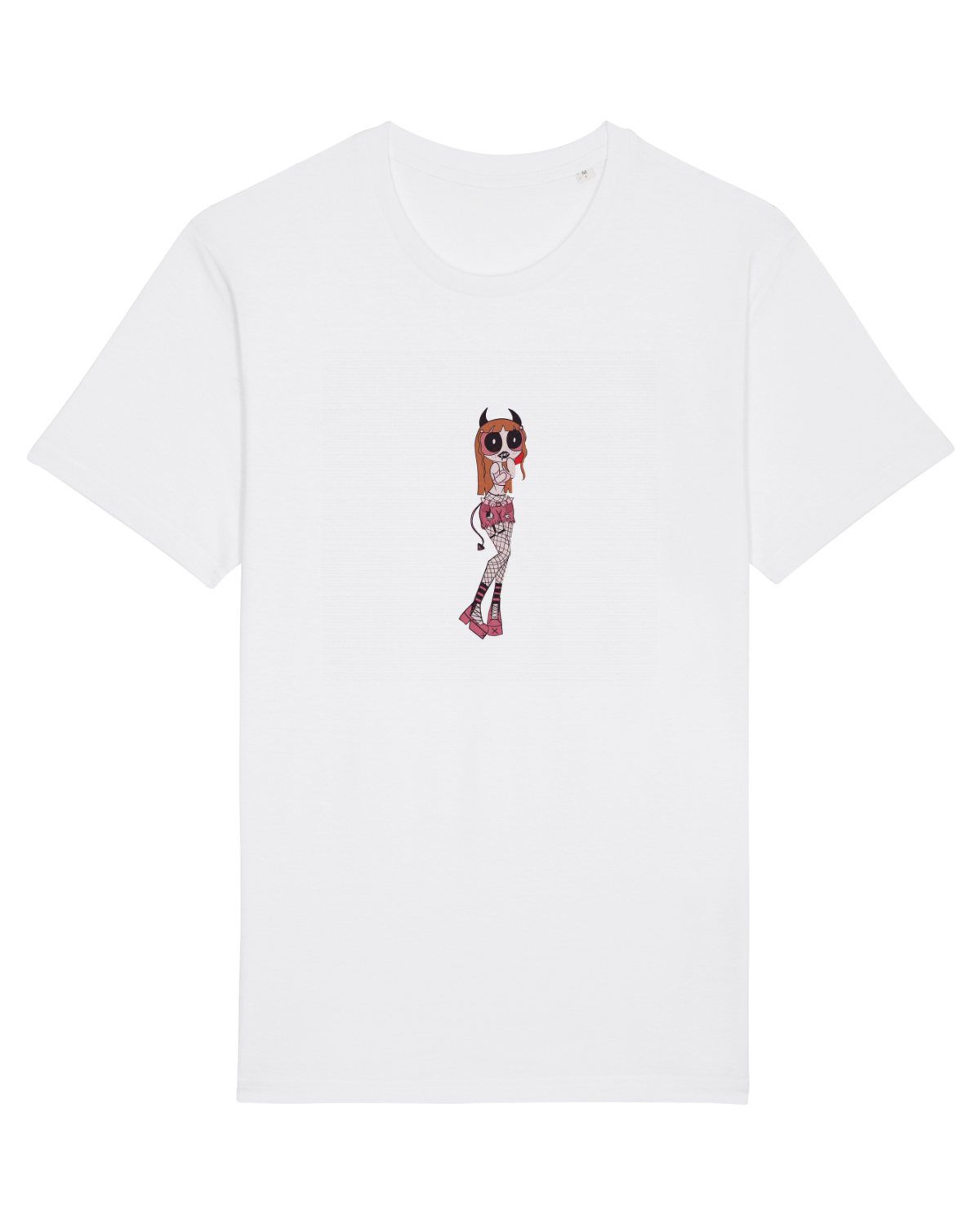 Tricou mânecă scurtă Unisex Rocker White