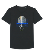 8 cartiere - COLENTINA Tricou mânecă scurtă guler larg Bărbat Skater