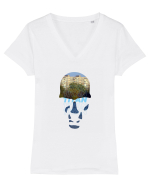 8 cartiere - TITAN Tricou mânecă scurtă guler V Damă Evoker