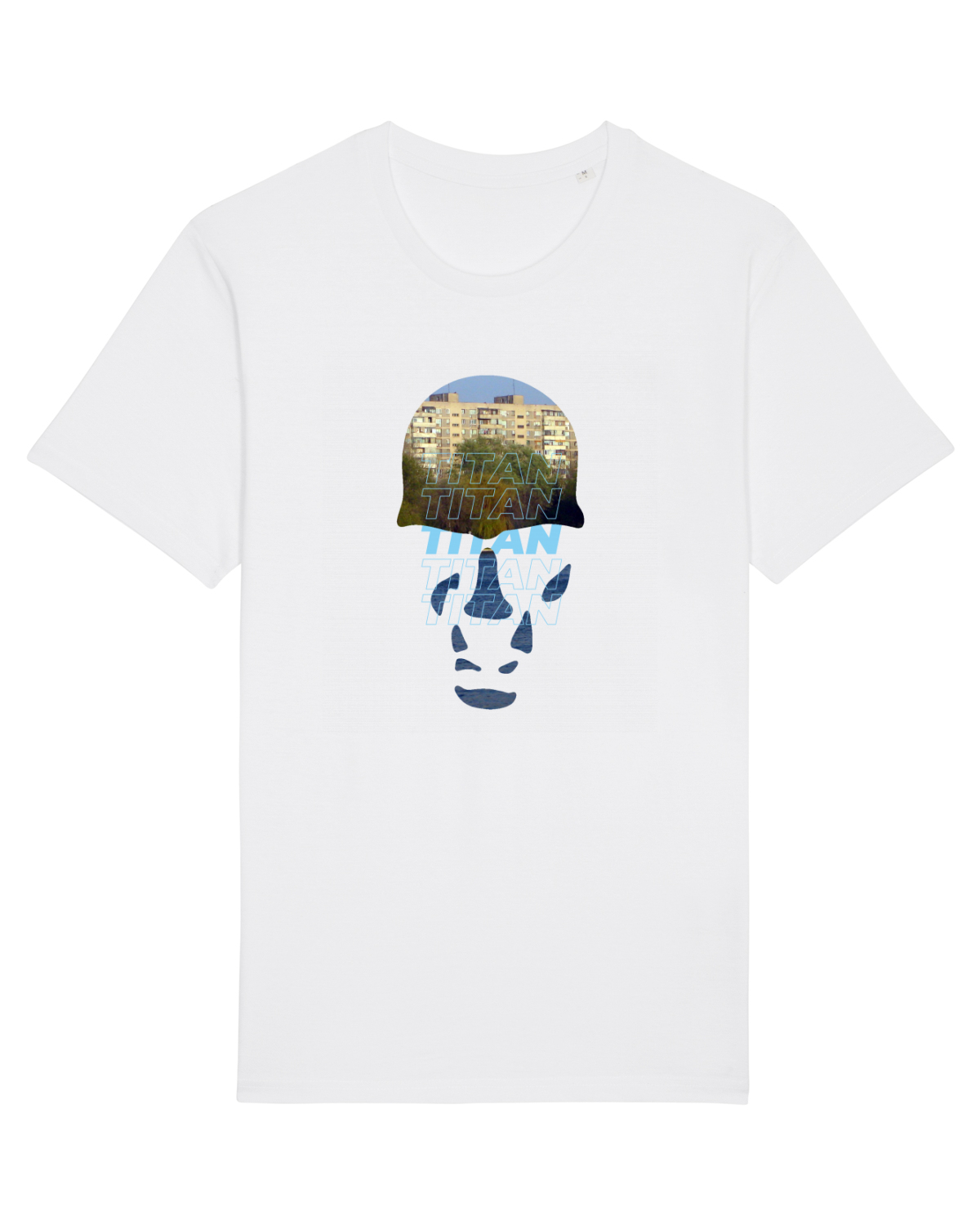 Tricou mânecă scurtă Unisex Rocker White