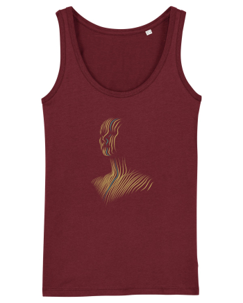 One line - blue Burgundy