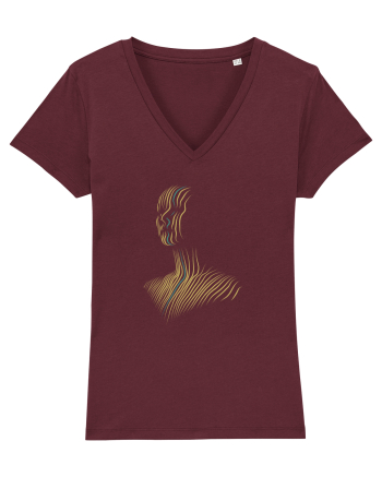 One line - blue Burgundy