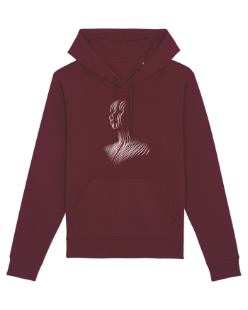 One line - red Burgundy