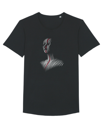 One line - red Black
