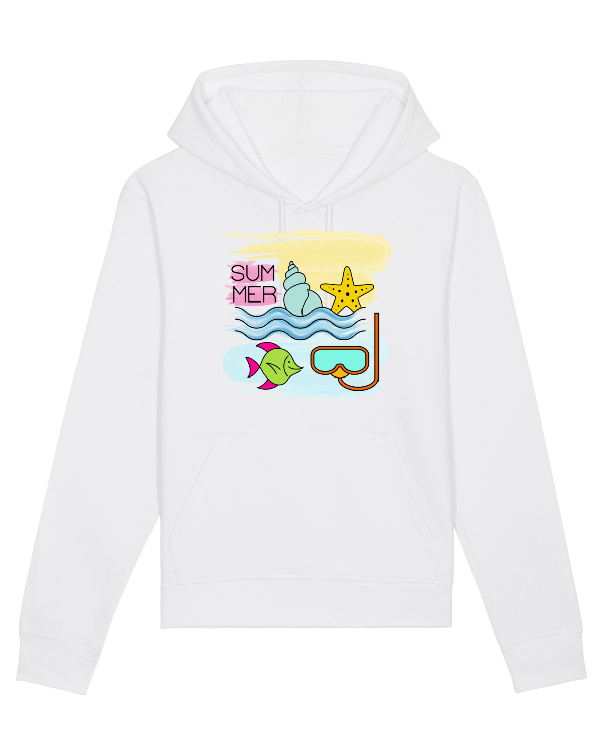 Hanorac Unisex Drummer White