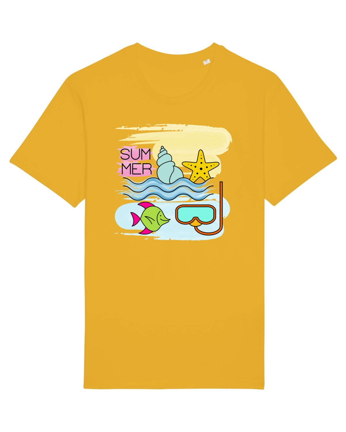Tricou mânecă scurtă Unisex Rocker Spectra Yellow