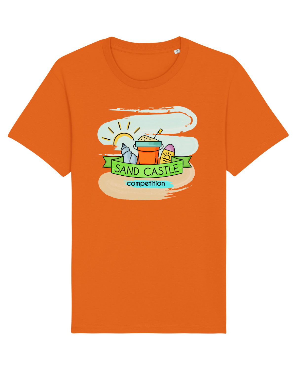 Tricou mânecă scurtă Unisex Rocker Bright Orange