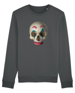 craniu skulljoker 02 Bluză mânecă lungă Unisex Rise