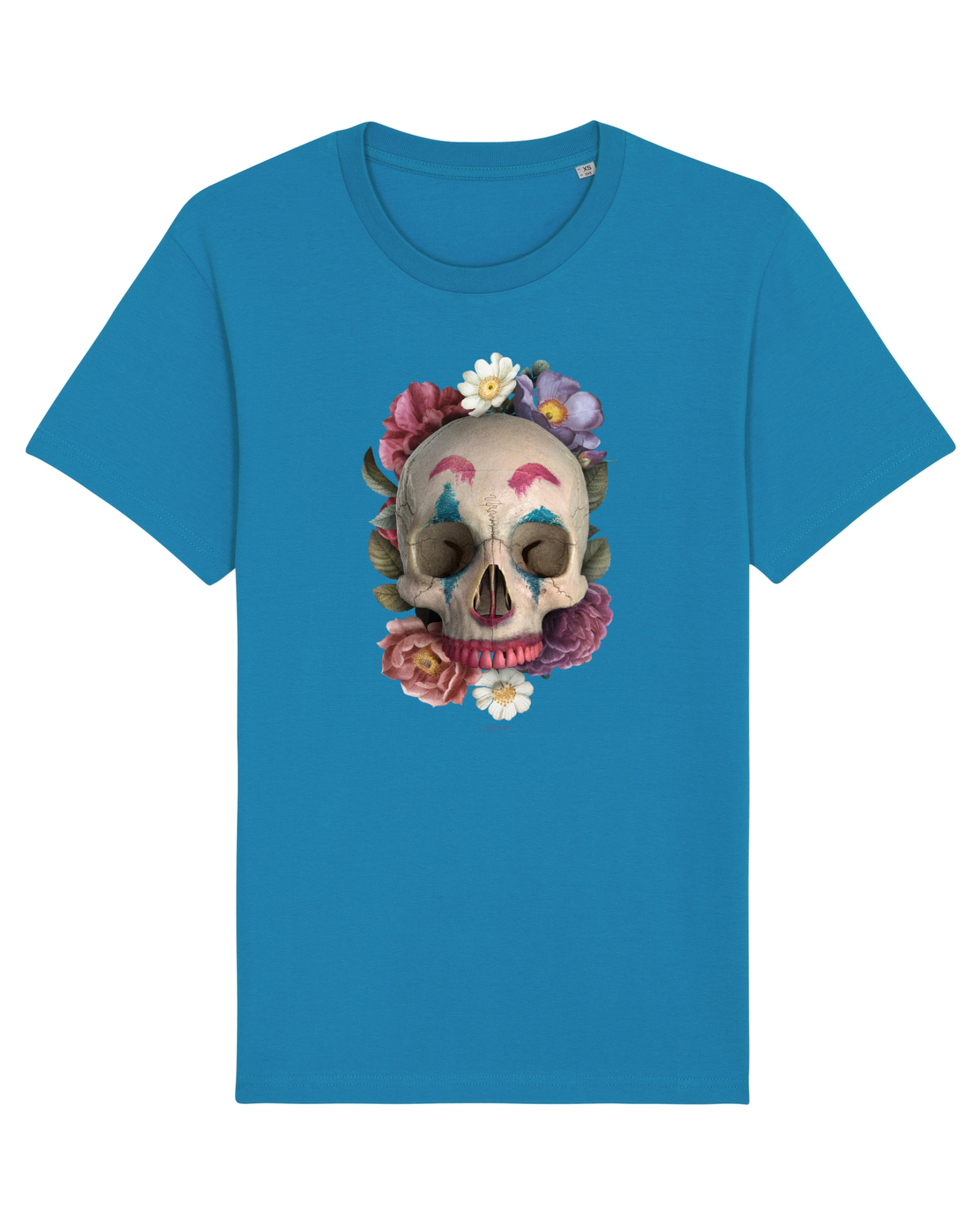 Tricou mânecă scurtă Unisex Rocker Azur