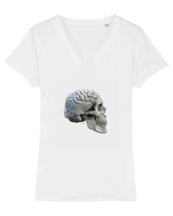 Craniu cu creier - skullbrain 01b White