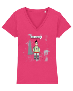 punk is not dead Tricou mânecă scurtă guler V Damă Evoker