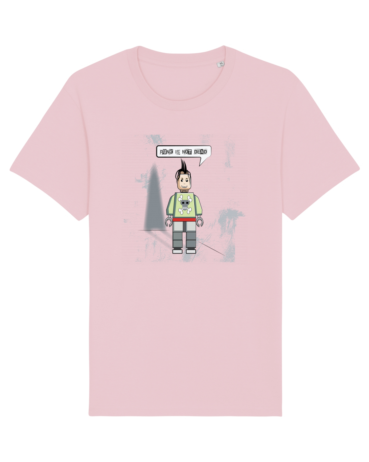 Tricou mânecă scurtă Unisex Rocker Cotton Pink