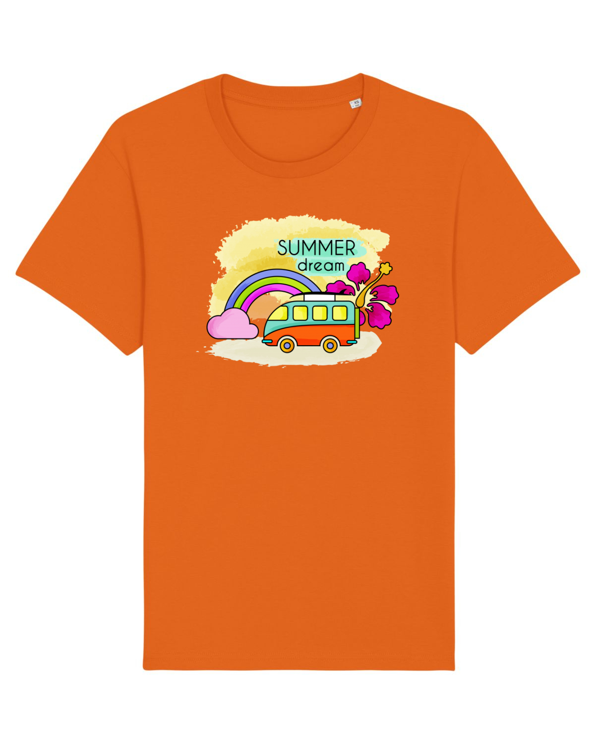 Tricou mânecă scurtă Unisex Rocker Bright Orange