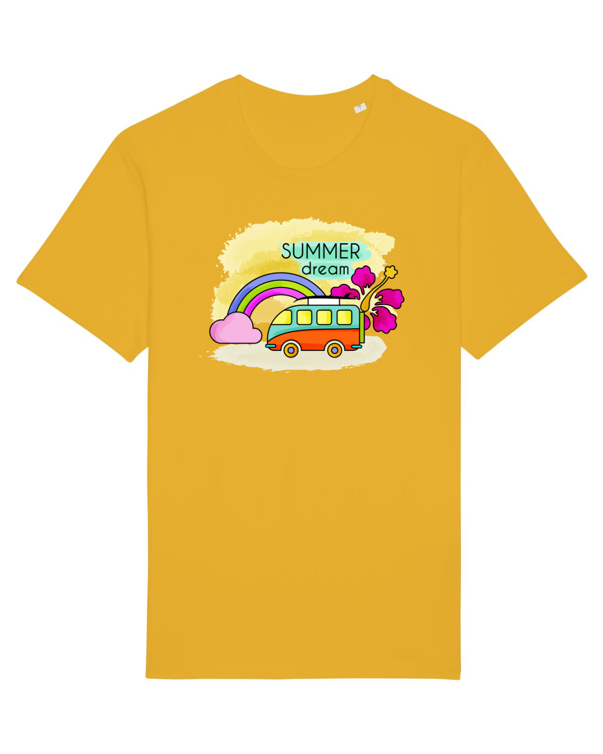 Tricou mânecă scurtă Unisex Rocker Spectra Yellow