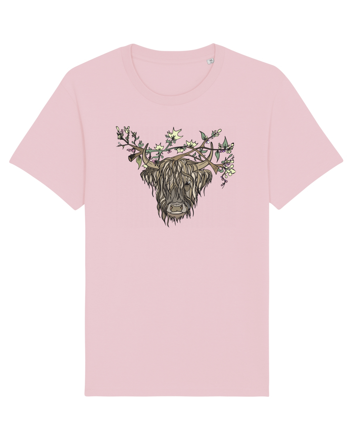 Tricou mânecă scurtă Unisex Rocker Cotton Pink