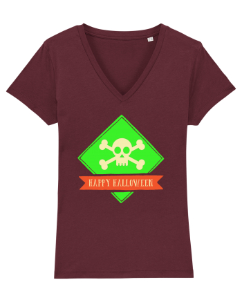 Halloween Danger Zone Burgundy