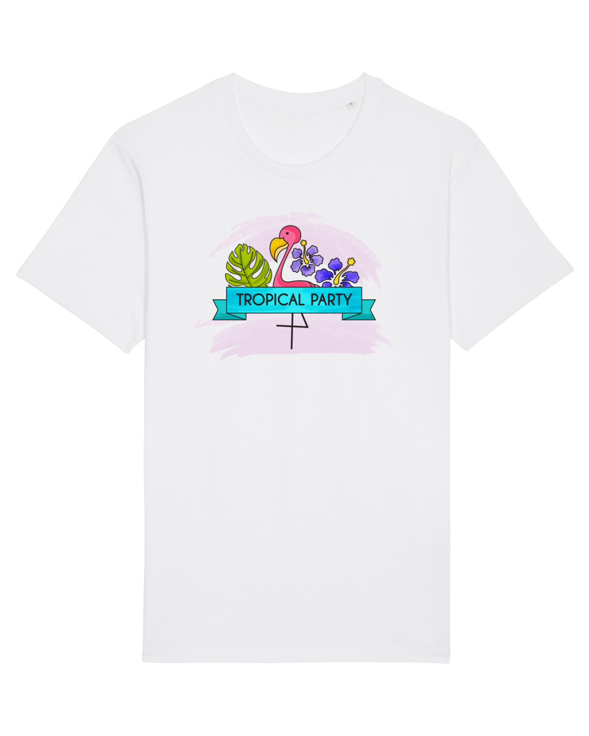 Tricou mânecă scurtă Unisex Rocker White