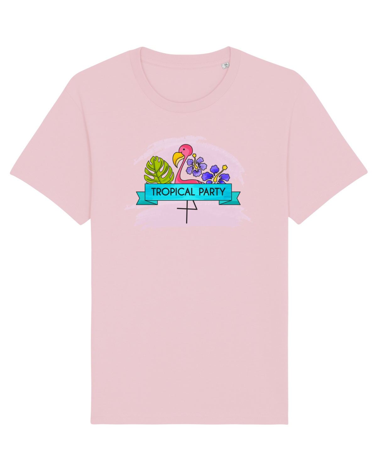 Tricou mânecă scurtă Unisex Rocker Cotton Pink