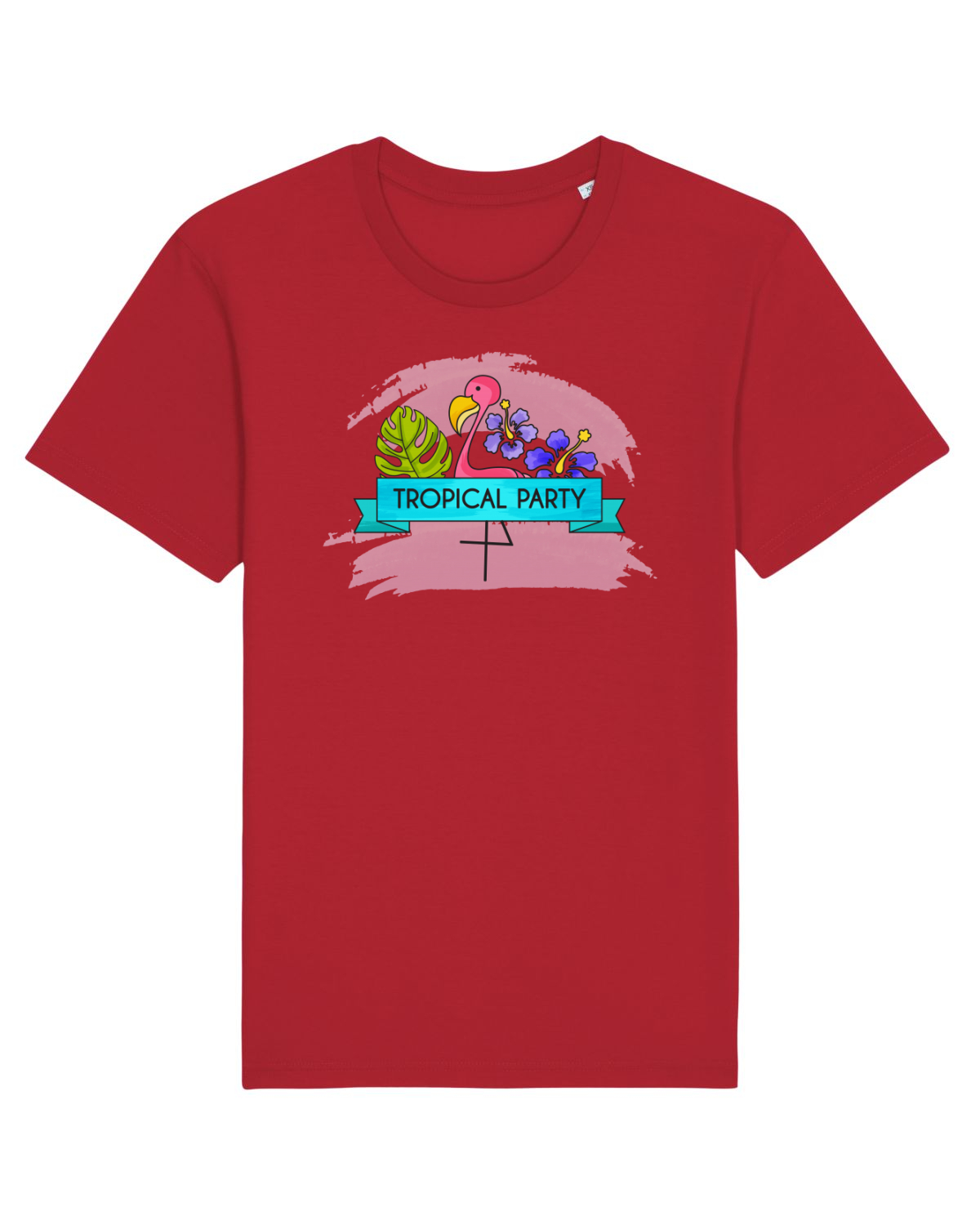 Tricou mânecă scurtă Unisex Rocker Red