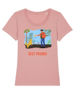 My dog is my best friend 1 Tricou mânecă scurtă guler larg fitted Damă Expresser
