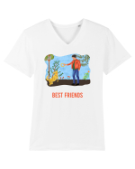My dog is my best friend 1 Tricou mânecă scurtă guler V Bărbat Presenter