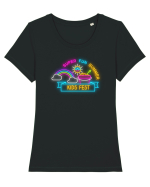 Vara copiilor Tricou mânecă scurtă guler larg fitted Damă Expresser