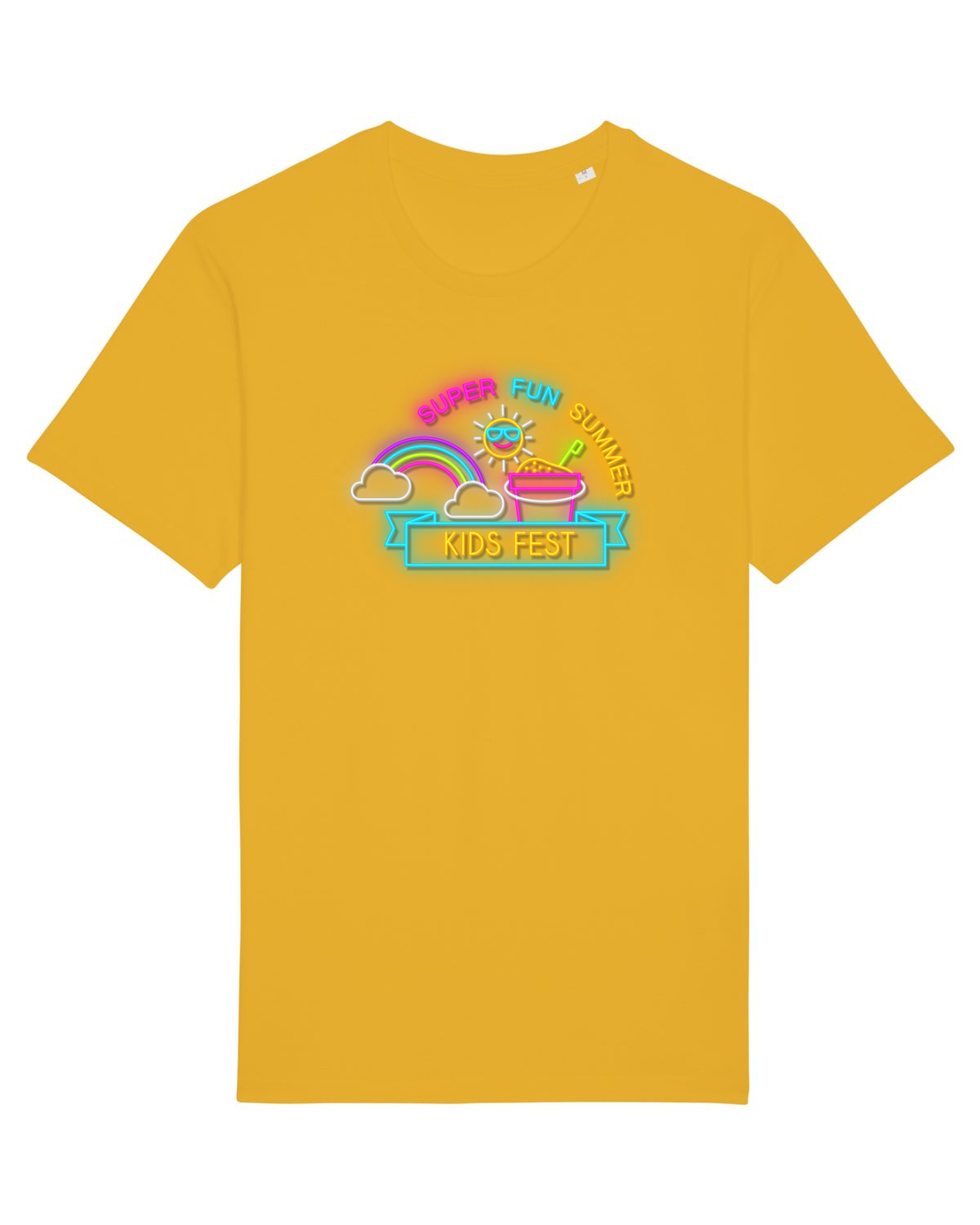 Tricou mânecă scurtă Unisex Rocker Spectra Yellow