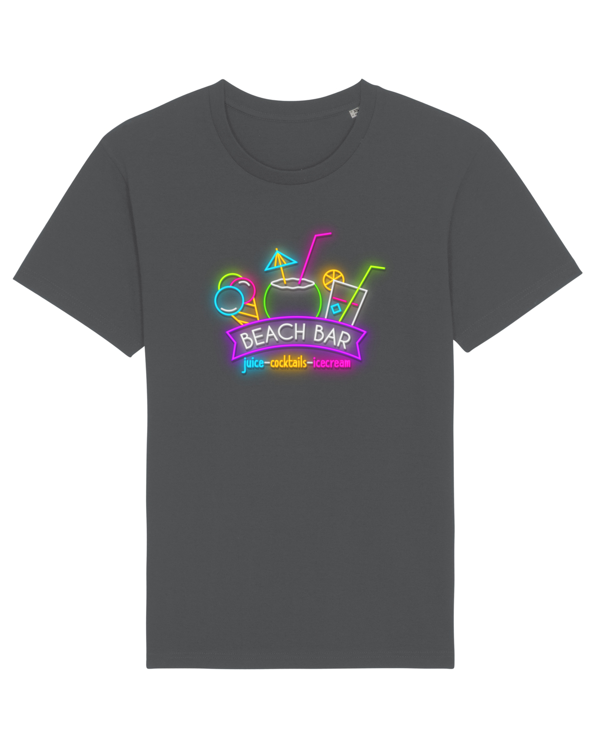 Tricou mânecă scurtă Unisex Rocker Anthracite