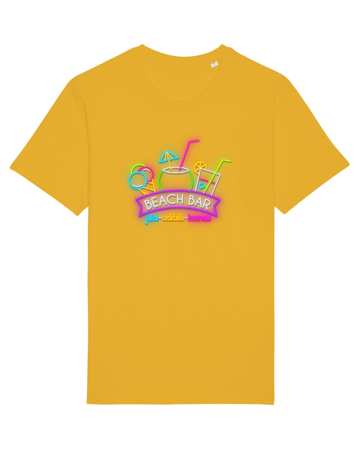 Tricou mânecă scurtă Unisex Rocker Spectra Yellow
