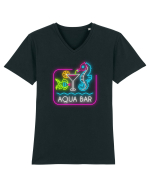 Distracție la piscină Tricou mânecă scurtă guler V Bărbat Presenter