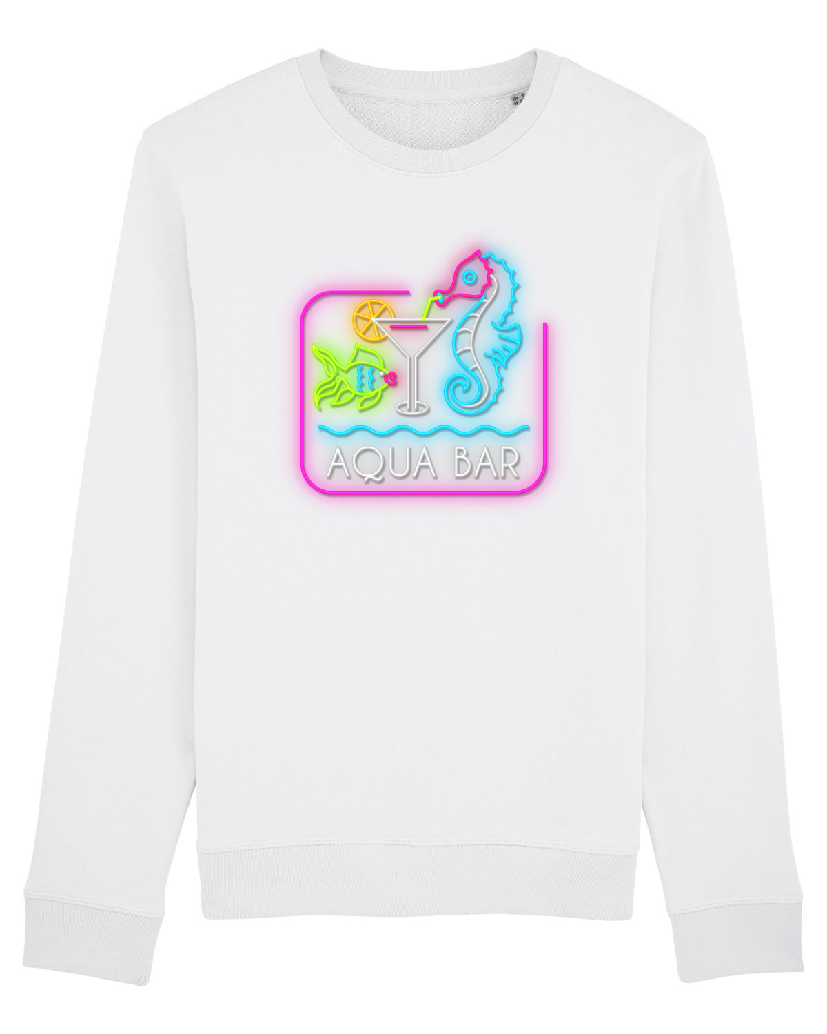 Bluză mânecă lungă Unisex Rise White