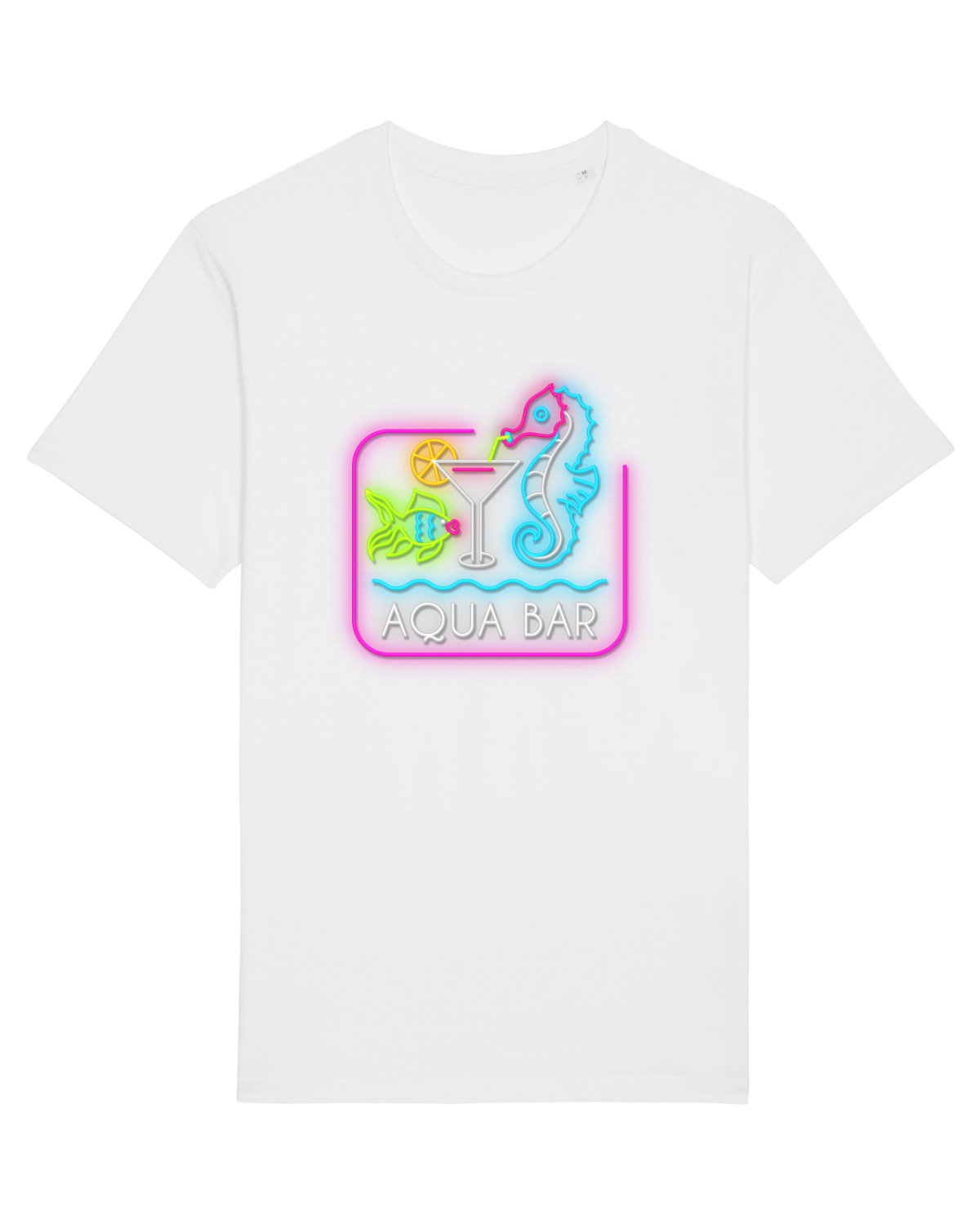 Tricou mânecă scurtă Unisex Rocker White