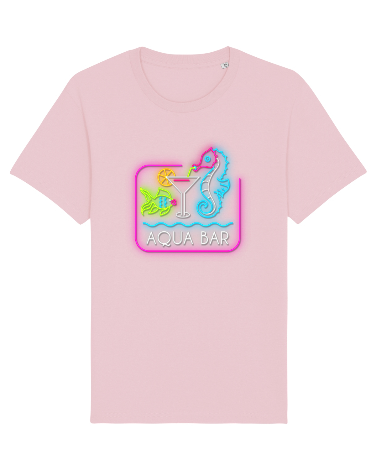 Tricou mânecă scurtă Unisex Rocker Cotton Pink