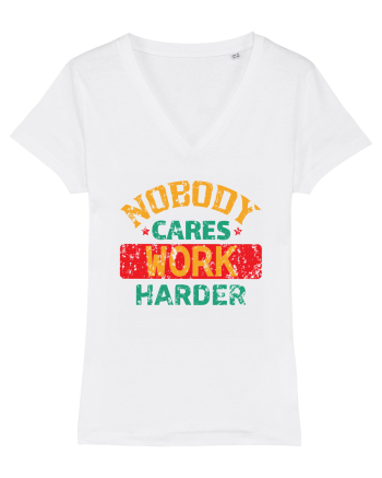 Retro Nobody Cares Work Harder White