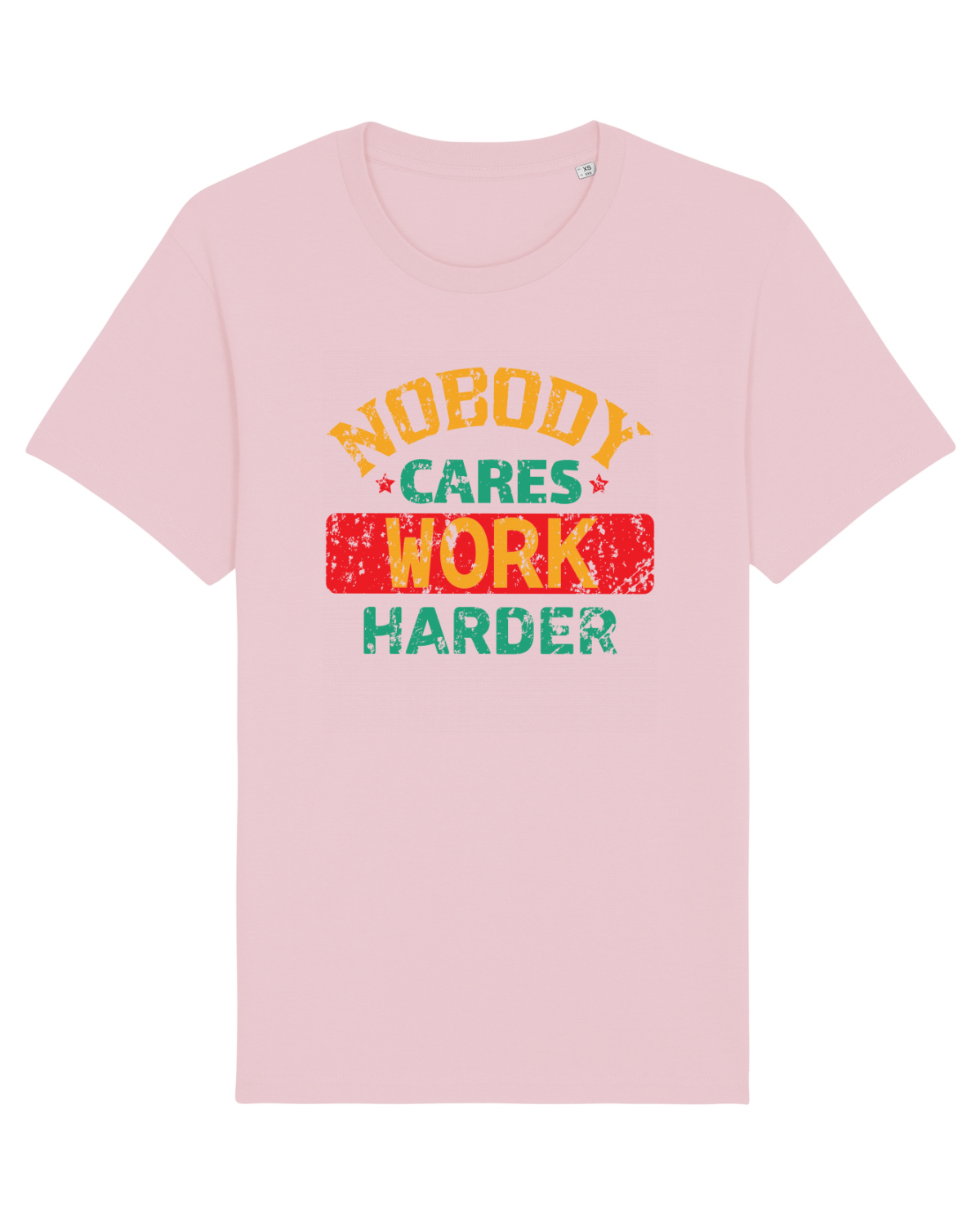 Tricou mânecă scurtă Unisex Rocker Cotton Pink