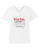 The Big Bang Theory, Kiss Her Tricou mânecă scurtă guler V Bărbat Presenter