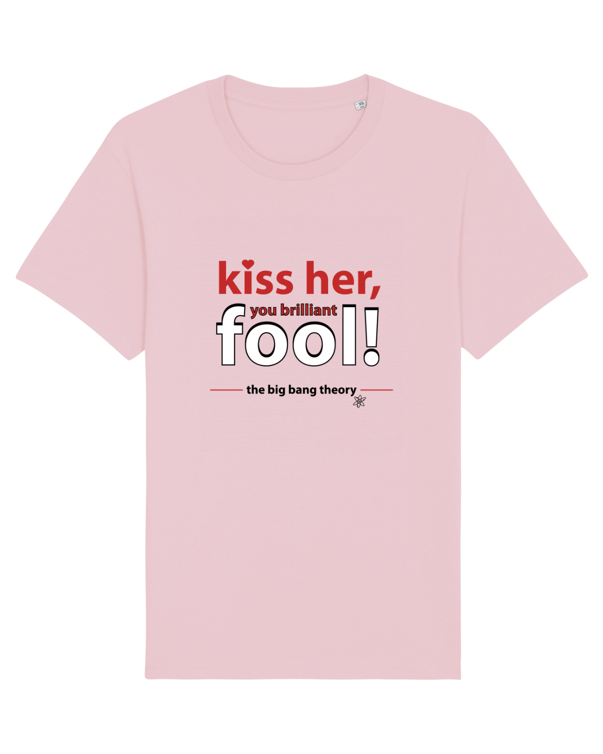 Tricou mânecă scurtă Unisex Rocker Cotton Pink